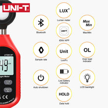 UNI-T UT383BT Bluetooth Digital Lux Meter – image 2