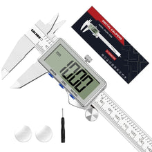 Digital Caliper,Upgraded Stainles Steel Digital Calipers 150mm/6 inch with Large LCD Screen,Perfect for Household,DIY