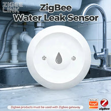 Zigbee Water Leak Sensor for Tuya Smart Homes Flood Safety Alarm Water Leak Immersion Detector Remote Control Via Smart Life APP