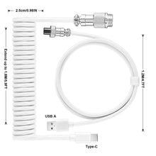 USB-C Coiled Aviator Cable for Mechanical Keyboards – Black — image 5