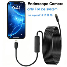 Endoscope Camera Borescope with 8 LED Lights 8mm Inspection Camera for iOS System
