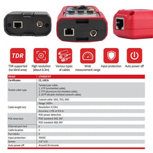 UNI-T UT685B TDR PoE Network Cable Tester Kit