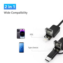 Dodosee ZX31 360° USB-C Articulating Borescope – Dual Lens - view 2