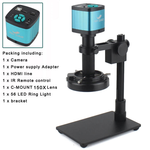 4K 48MP HDMI/USB 150X PCB Microscope – A Kit — image 1
