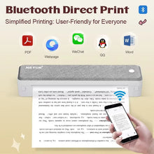 Desktop A4 Bluetooth Printer Thermal Barcode Label Printer Printing for Business Travel Printing