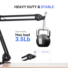 TOMLOV Heavy-Duty Flexible Arm Microscope Stand