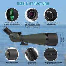 KEDIL 25–75×100 FMC Spotting Scope with Tripod & Phone Adapter — image 5