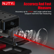 C-50/100/200m Laser Distance Meter Handheld Digital Rangefinder Area Volume Pythagorean Measurement Backlit LCD Display Tools