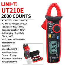 UNI-T UT210E 100A True-RMS AC/DC Clamp Meter