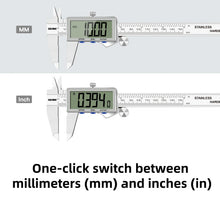 Digital Caliper,Upgraded Stainles Steel Digital Calipers 150mm/6 inch with Large LCD Screen,Perfect for Household,DIY
