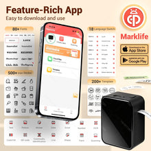 Portable Mini P15 Thermal Label Printer Name Tag Price Note Time Print Wireless Bluetooth Maker for iOS and Android