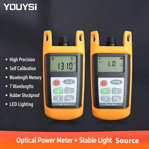 1310/1550nm Optical Power Meter & Stable Light Source Kit — image 1