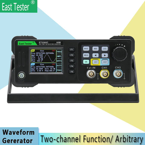 East Tester ET3360C 60MHz Dual-Channel Function Generator – AU Plug — image 1