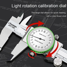 Digital Stainless Steel Caliper 0-150mm, IP54 Shockproof Electronic & Dial Dial Display for Precision Measurement
