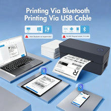 Bluetooth Thermal Printer4×6 Shipping Label Printer For Small Businesses, Desktop Thrmal Label Printers For Shipping Package