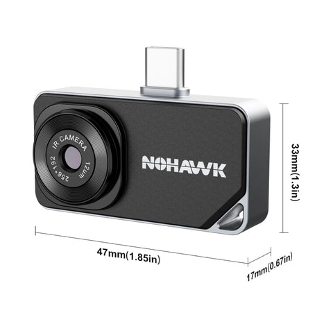 NOHAWK 256 × 192 USB-C Thermal Camera – 25 Hz – image 1