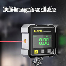 Digital Electronic Level Digital 360 Angle Fnder 4-sided Magnetic Inclinometer Protractor Precision Level Box Woodworking Tools