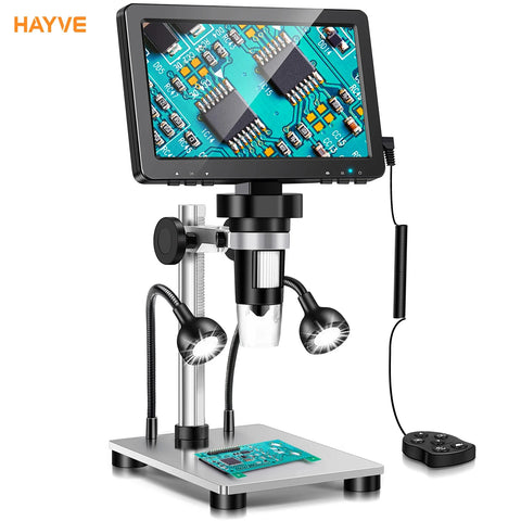 Hayve DM9 7-inch 12MP Digital Microscope for Electronics Repair
