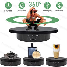 200mm USB 360° Motorised Product Photography Turntable – Black — image 2