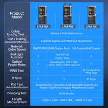 LPM-10 Network Analyzer POE Network Cable Tester Multifunctional Anti-Interference Cable Locator Port Blinking