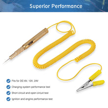 6V/12V/24V Automotive Current Tester Practical Test Pens Car Diagnostic Examination Tools Auto Mechanic Mechanical Workshop Tool