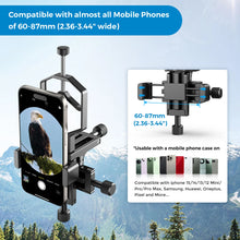 APEXEL 3-Axis Metal Telescope Smartphone Adapter