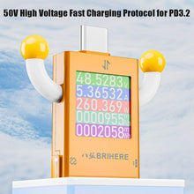 B10 4.5–50 V 12 A USB-C DC Power Meter – Orange — image 3