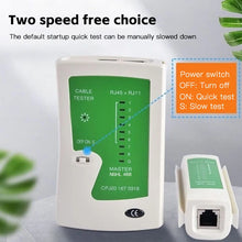 Network Cable Tester RJ45 Ethernet Cable Tester Lan Test Tool For Cat5 Cat6 CAT7 8P 6P LAN Cable And RJ11 Telephone Cable