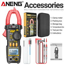 Clamp Meter Multimeter 6000 Counts AC/DC Voltage Tester ANENG PN108 600A Current Resistance Capacitance High Precision Test Tool