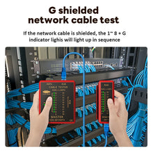 Multifunctional Network Cable Tester HDMI Compatible RJ45 8P8C LAN POE Anti-Burn RJ11 Telephone Line Test Tool Network Repair