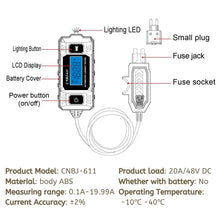 CNBJ-611 Automotive Fuse Current & Leakage Tester - view 1