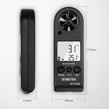 Digital Anemometer Handheld, Wind Speed Meter with 5% Accuracy, 5 Units Air Flow Gauge for HVAC, Weather, Outdoor