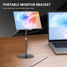 Adjustable Tablet & Portable Monitor Desk Stand with Heavy Base - 4