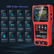 ET628PRO Network Cable Tester with PoE, VFL & Multimeter – product view 3
