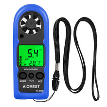 Digital Anemometer Handheld, Wind Speed Meter with 5% Accuracy, 5 Units Air Flow Gauge for HVAC, Weather, Outdoor