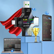 8A USB-C PD Power Meter & Capacity Tester – Silver — image 3