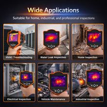 Thermal Imaging Camera 256x192 Infrared Imager with WiFi, 8GB Storage, -4~1022°F, Handheld Thermal Scanner for HVAC/Electrical