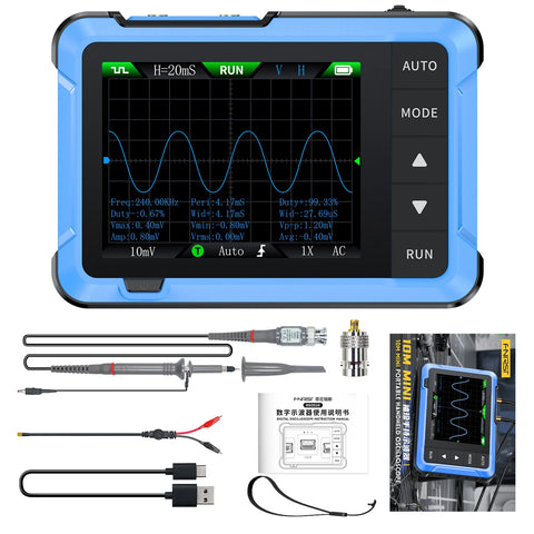FNIRSI DSO-510 10 MHz Handheld Oscilloscope & Signal Generator — image 1