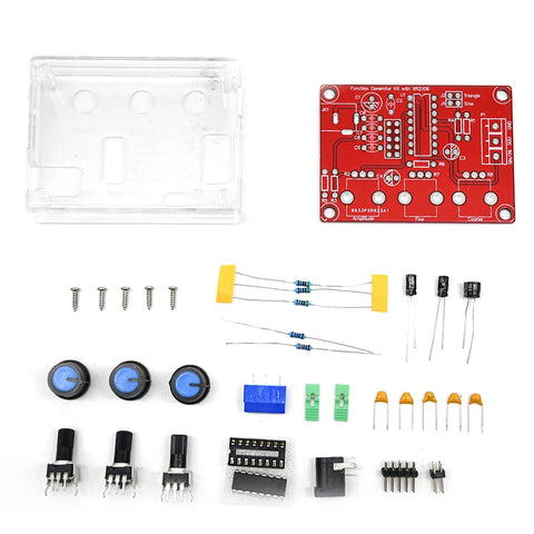 XR2206 1Hz–1MHz Signal Generator DIY Soldering Kit – Red — image 1
