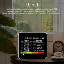 9-in-1 CO₂ PM2.5 PM10 Indoor Air Quality Monitor - view 3