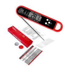 Meat Thermometer Digital, Instant Read With High Accuracy Waterproof & Backlit For Grill, BBQ, Oven, Kitchen