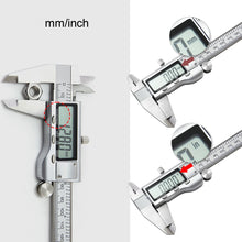 Digital Caliper Tool Stainless Steel Vernier Caliper Digital Micrometer with Large LCD Screen, Easy-Switch from Inch Metric