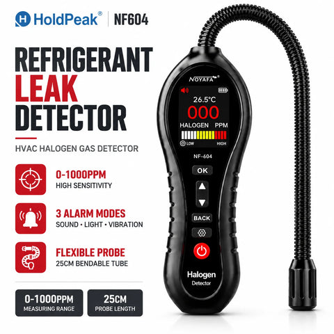 BTMETER NF-604 Refrigerant Leak Detector – R1234YF/R32/R134a — image 1
