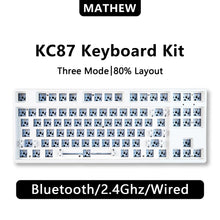 MATHEW KC87 Tri-Mode 87-Key Hot-Swap Barebone Keyboard – Black — image 2