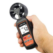 VICTOR Digital Anemometer Handheld Wind Speed Meter for Measuring Wind Speed, Temperature and Wind Chill with Backlight and Max
