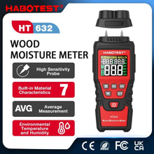 HABOTEST HT632 Building Materials Moisture Meter - view 2