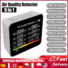 9-in-1 CO₂ PM2.5 PM10 Indoor Air Quality Monitor