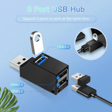 3-in-1 USB HUB USB 3.0 Adapter USB Docking Station USB Splitter Extender OTG Adapter 5Gbps High Speed for PC Laptop Macbook