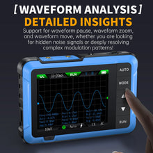 FNIRSI DSO-510 Handheld Digital Oscilloscope 48MS/s 10MHz Signal Generator ±400V 2.8'' LCD Portable Tester with Function Generat