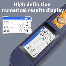 Pen Type Vibration Meter Measures PEAK/RMS/P-P Handheld Vibrometer with Waveform&Spectrum Display for Predictive Maintenance